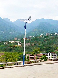 河南汝州市：刚装120盏农村太阳能路灯 点亮父老乡亲回家路