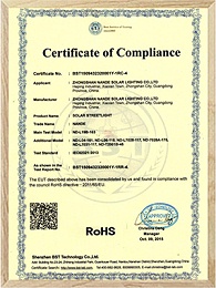 南德ROHS认证证书