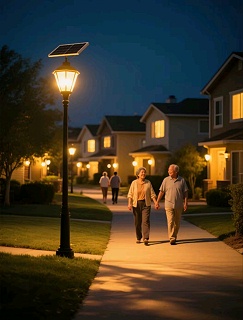 让夜晚更有温度——人性化太阳能路灯