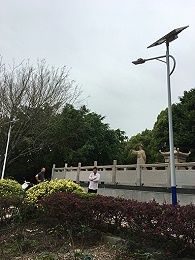 广东省潮州市饶平县公园太阳能路灯