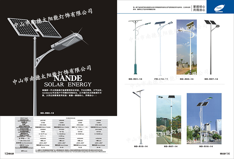 20瓦太阳能路灯_太阳能路灯报价_南德太阳能路灯