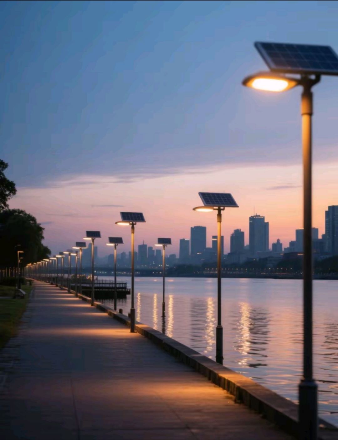 光影魔术师——南德太阳能路灯重塑夜间景观