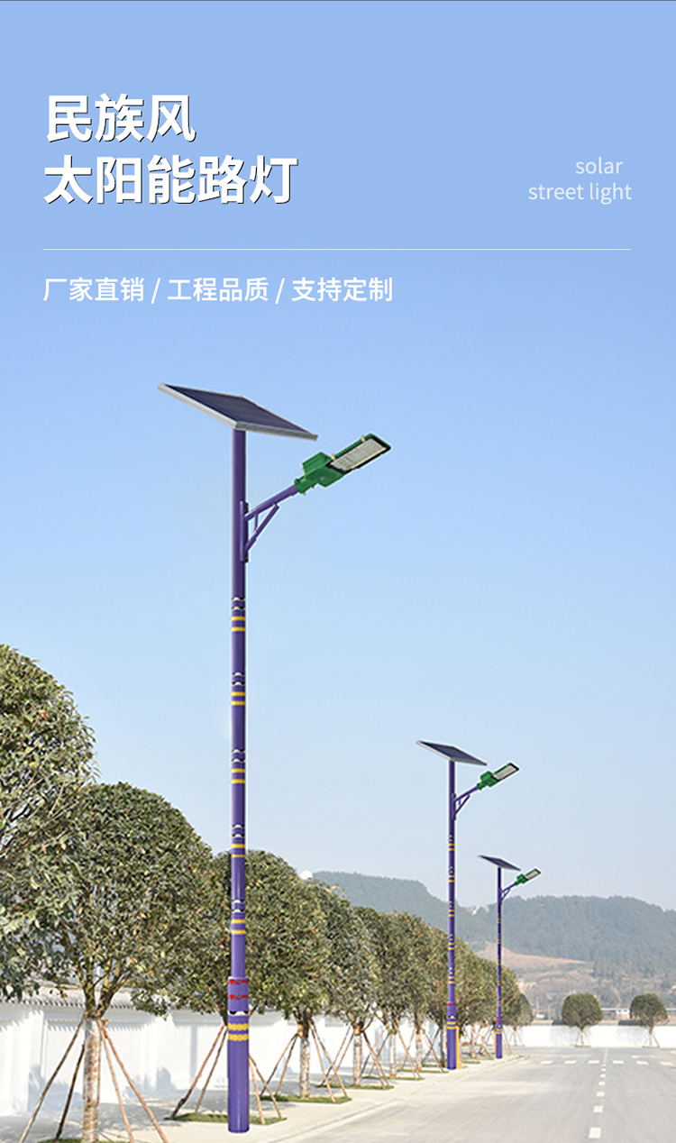 太阳能led路灯_新农村太阳能路灯_民族特色太阳能路灯